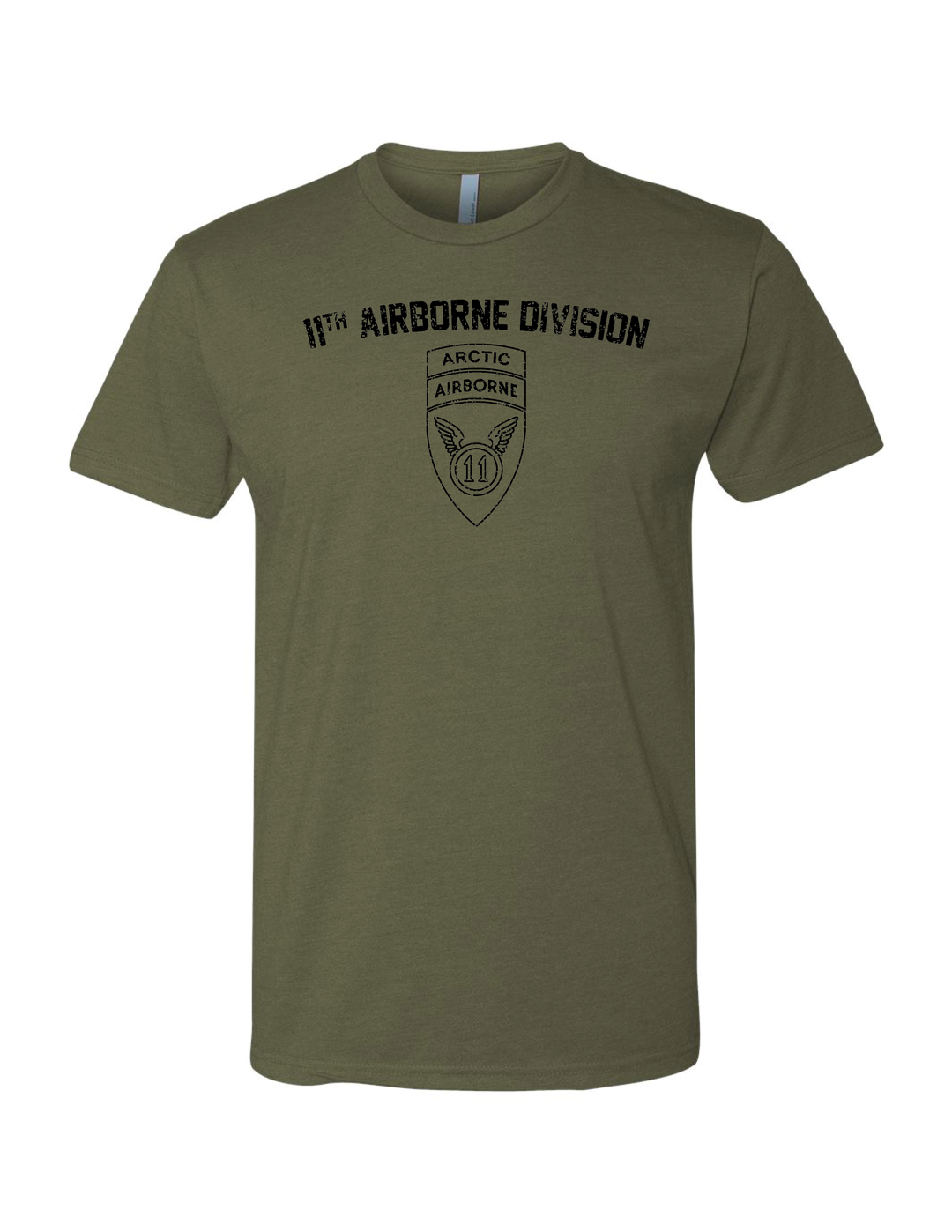 11th Airborne Division T-Shirt (Military Green)