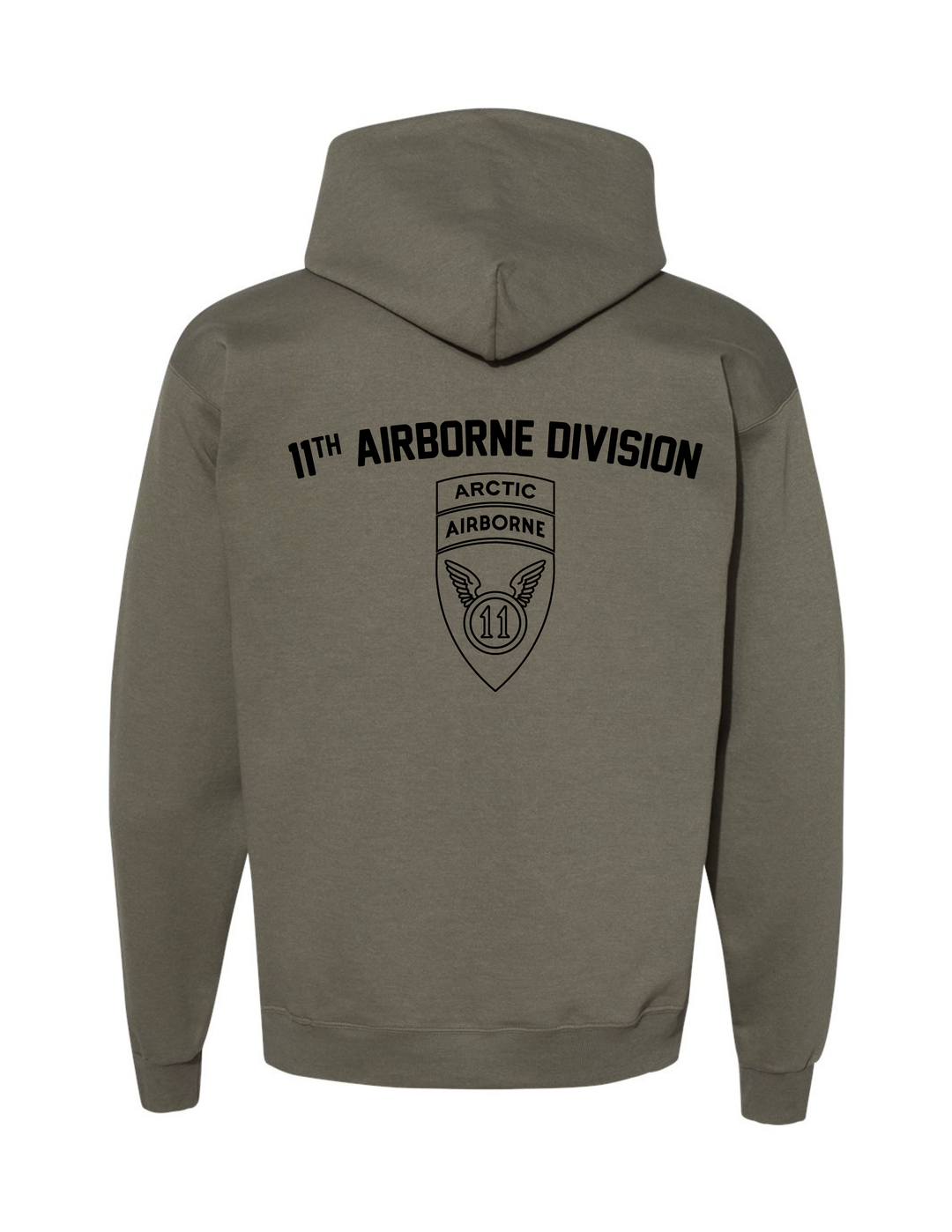 11th Airborne Division Hoodie (Military Green)