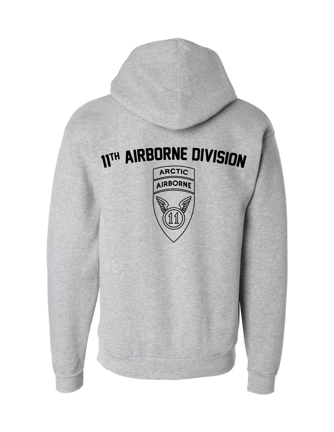 11th Airborne Division Hoodie (Gray)