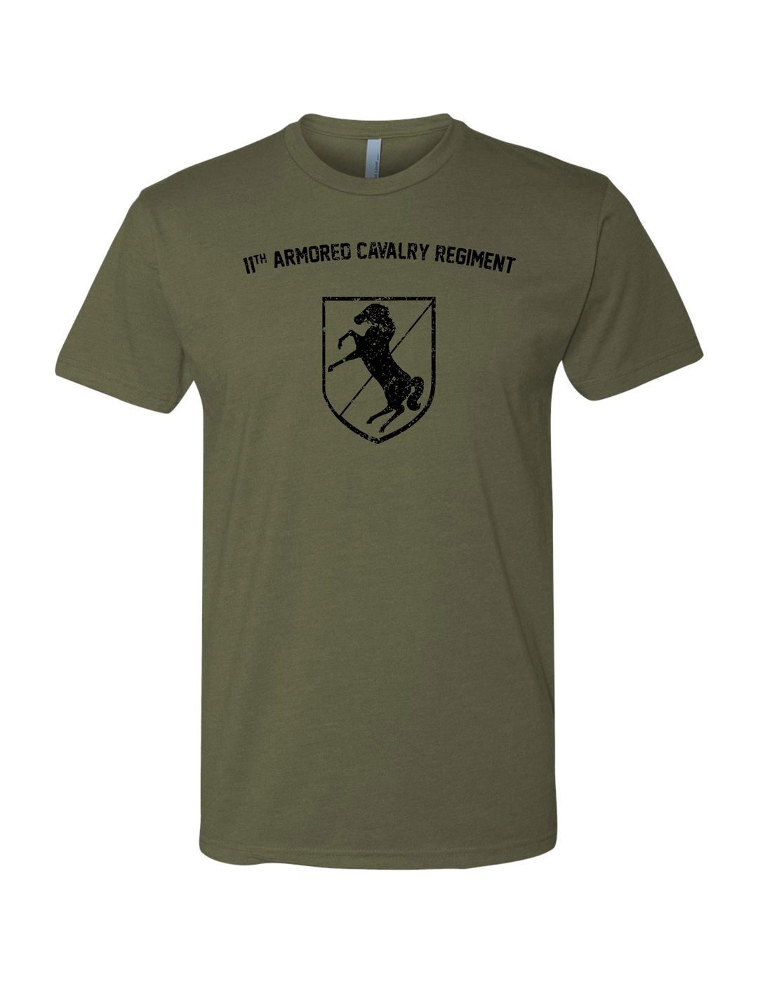 11th Armored Cavalry T-Shirt (Military Green)