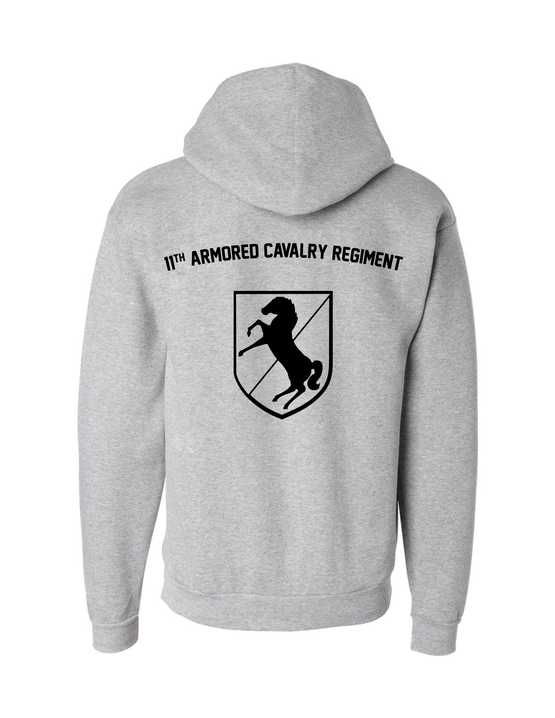 11th Armored Cavalry Hoodie (Gray)