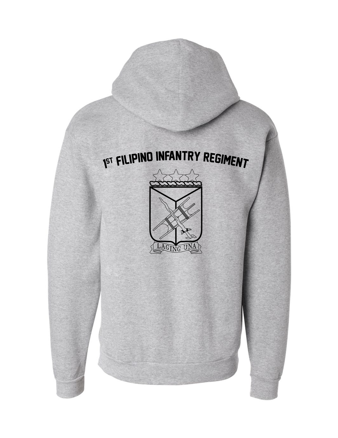 1st Filipino Infantry Regiment Hoodie (Gray)