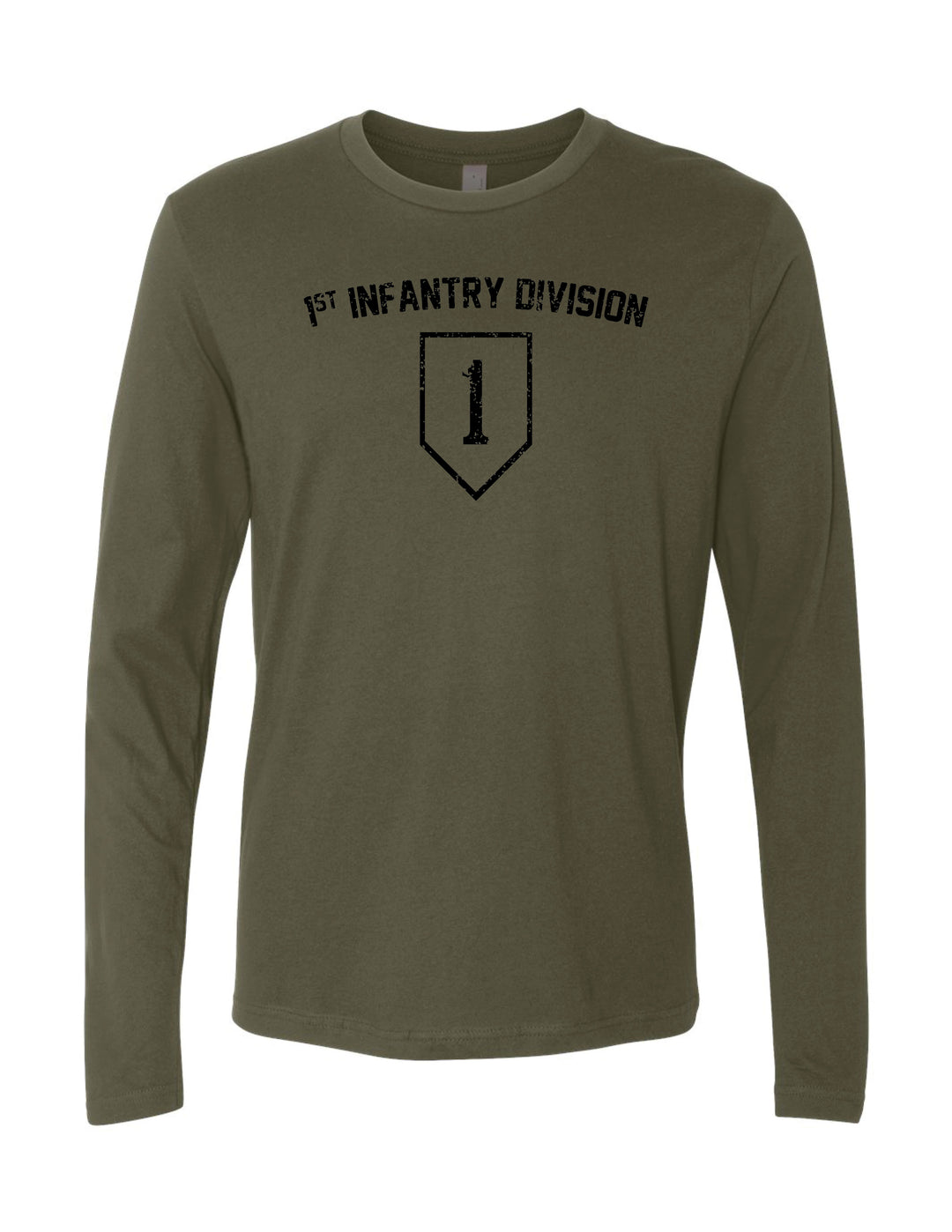 1st Infantry Long Sleeve T-Shirt (Military Green)