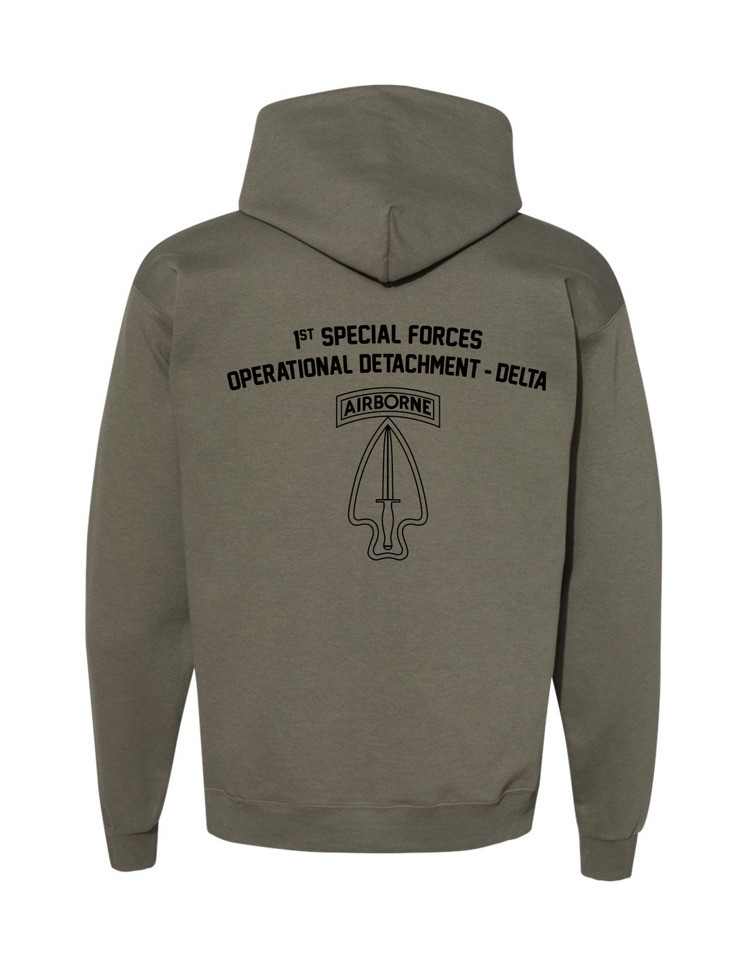 1st Special Forces Operational Detachment-Delta Hoodie (Military Green)