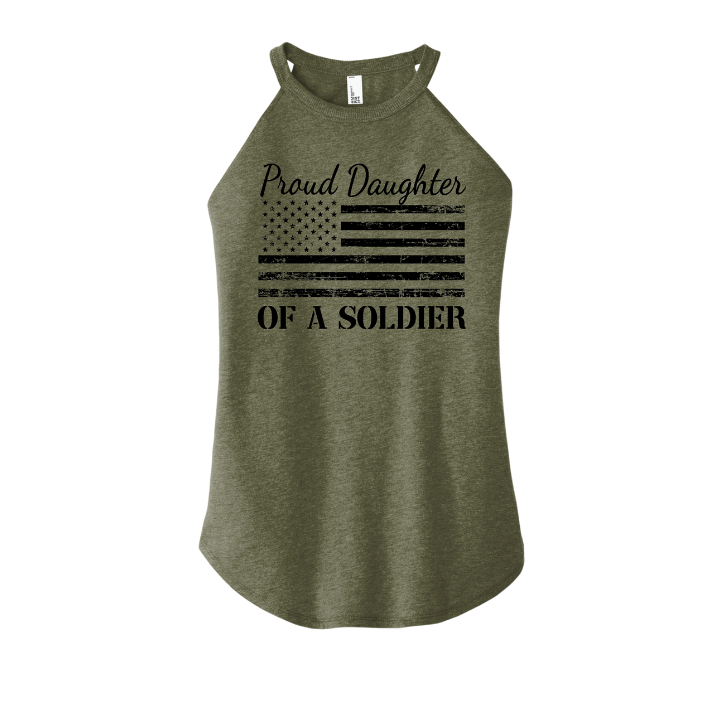 Proud Daughter of a Soldier Tank (Green)