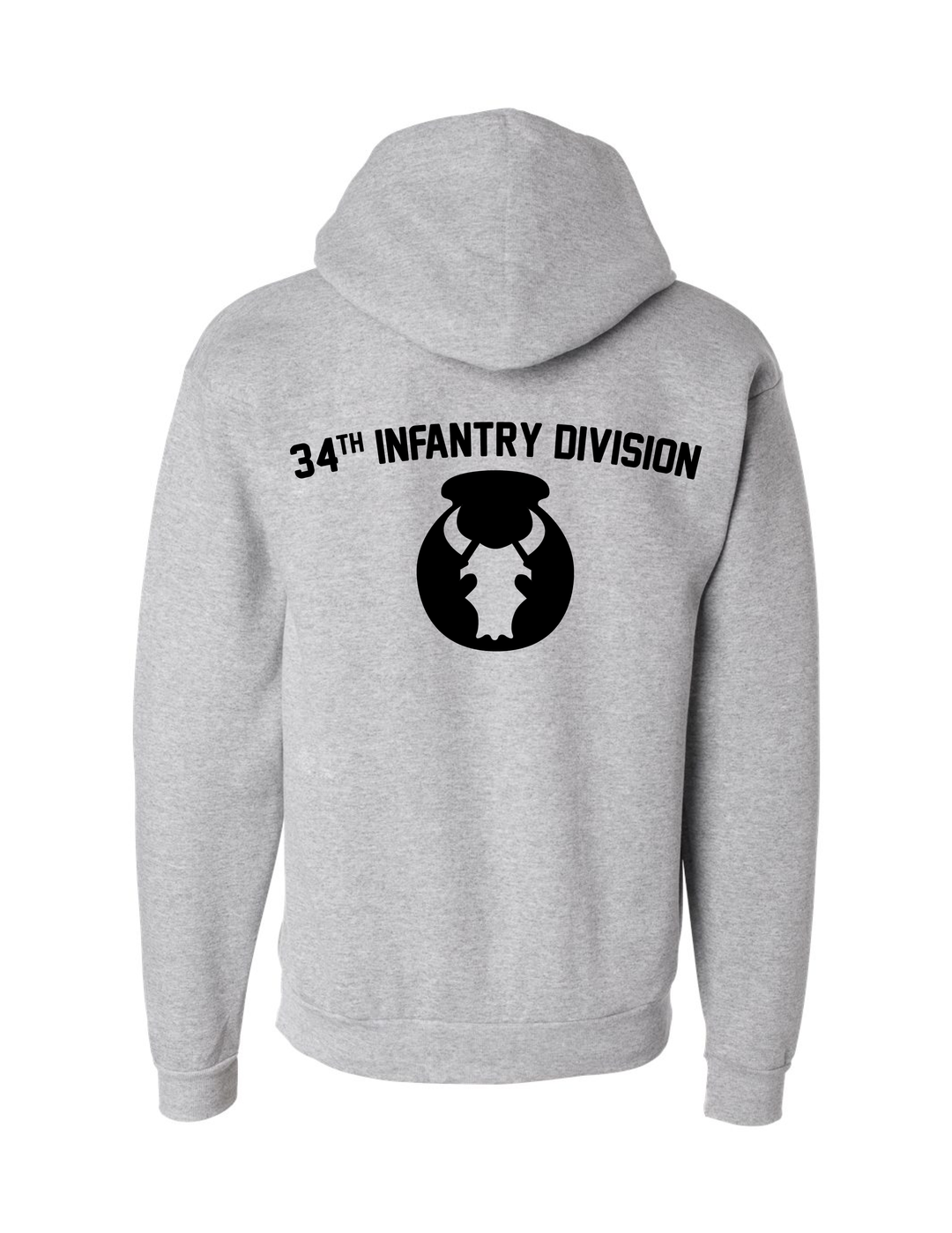 34th Infantry Division Hoodie (Gray)