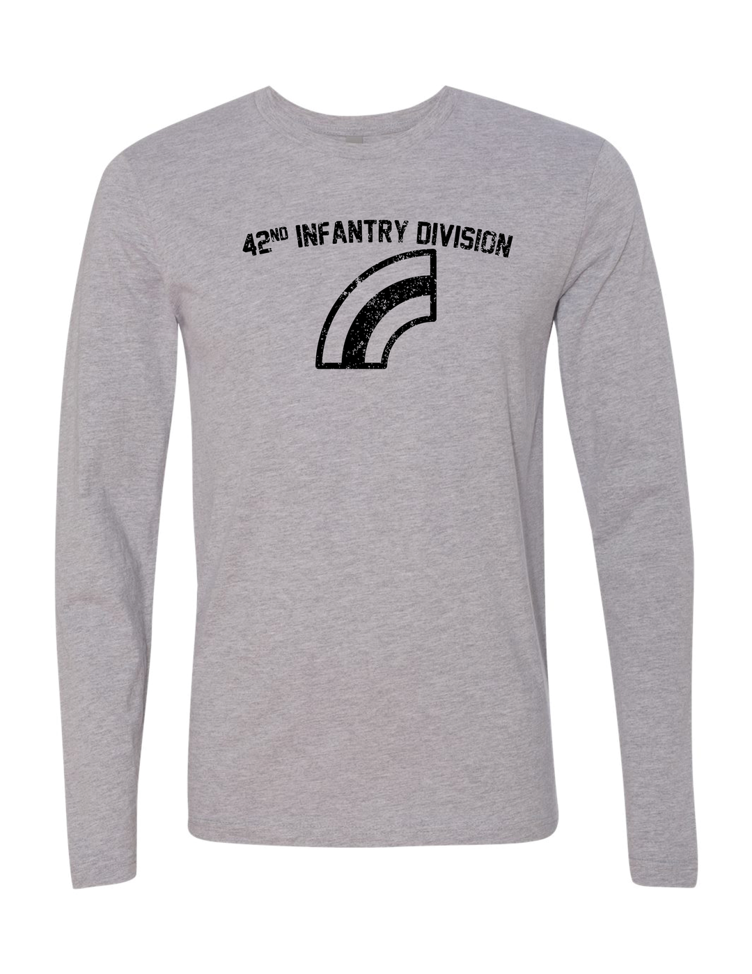 42nd Infantry Division Long Sleeve T-Shirt (Gray)