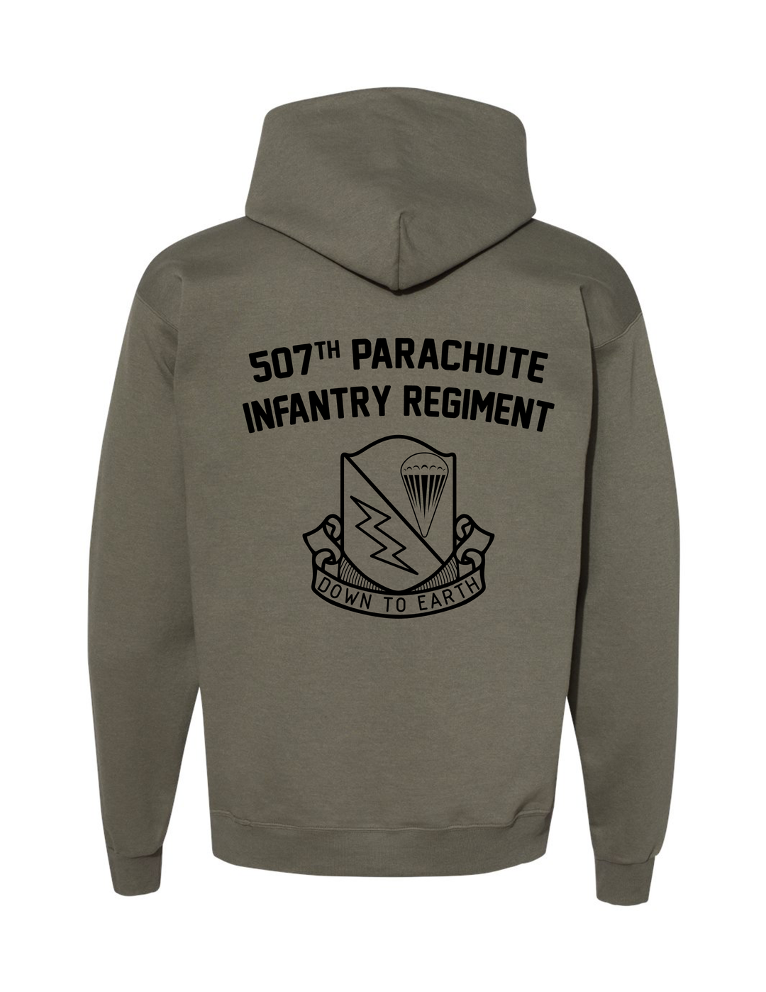 507th Parachute Infantry Hoodie (Military Green)