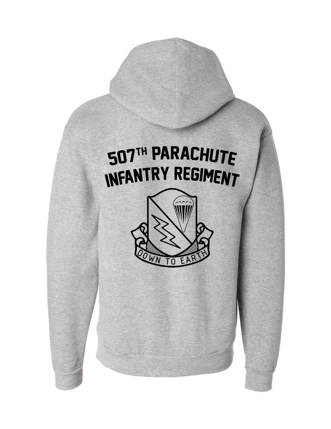 507th Parachute Infantry Hoodie (Gray)