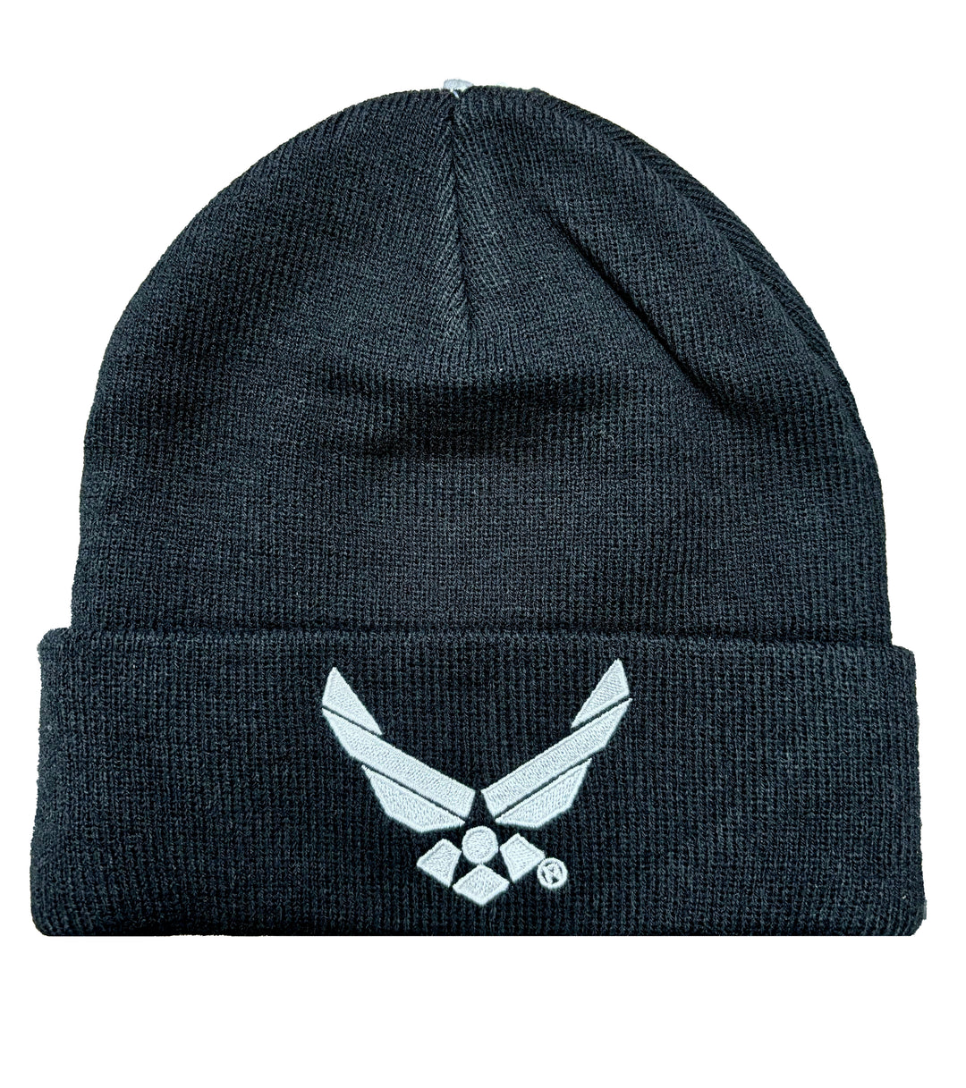 Air Force Beanie Cap - Black