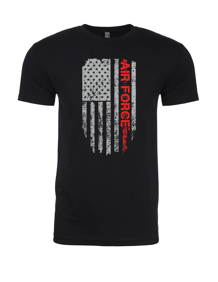 U.S. Air Force Flag T-Shirt (Black) – Oak and Liberty