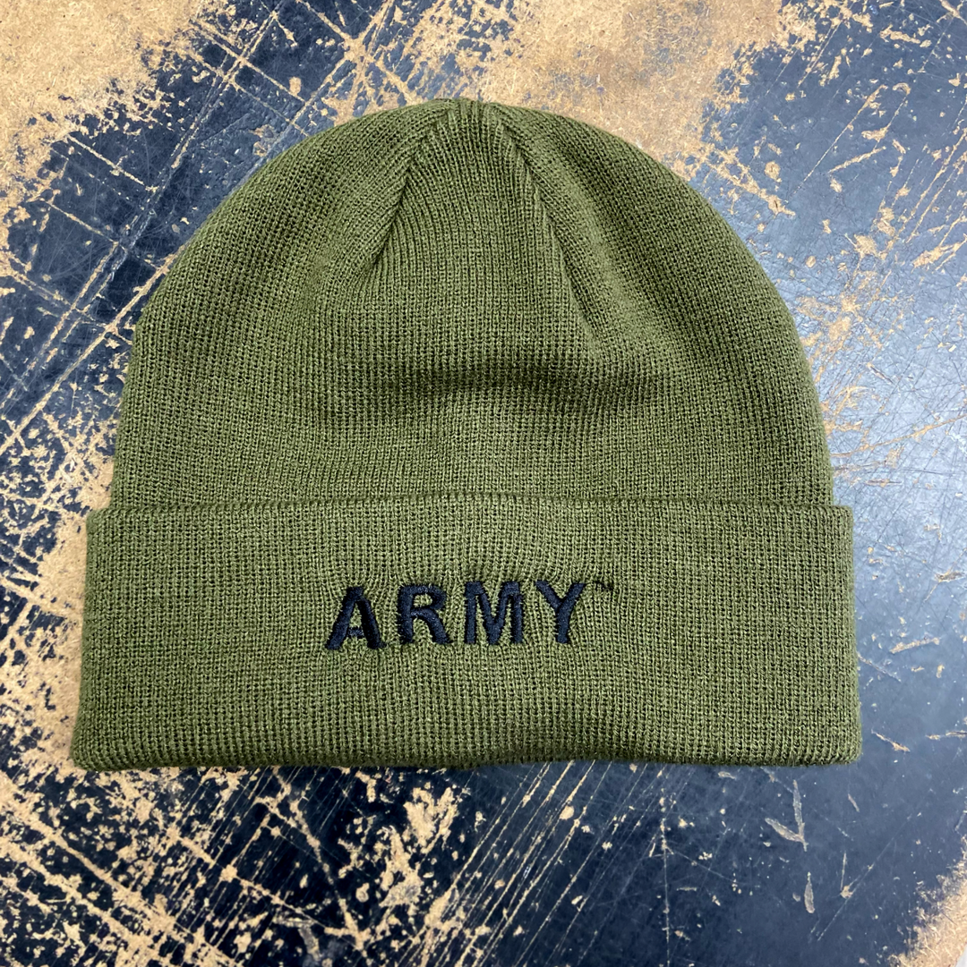 U.S. Army Beanie Cap - Olive Green