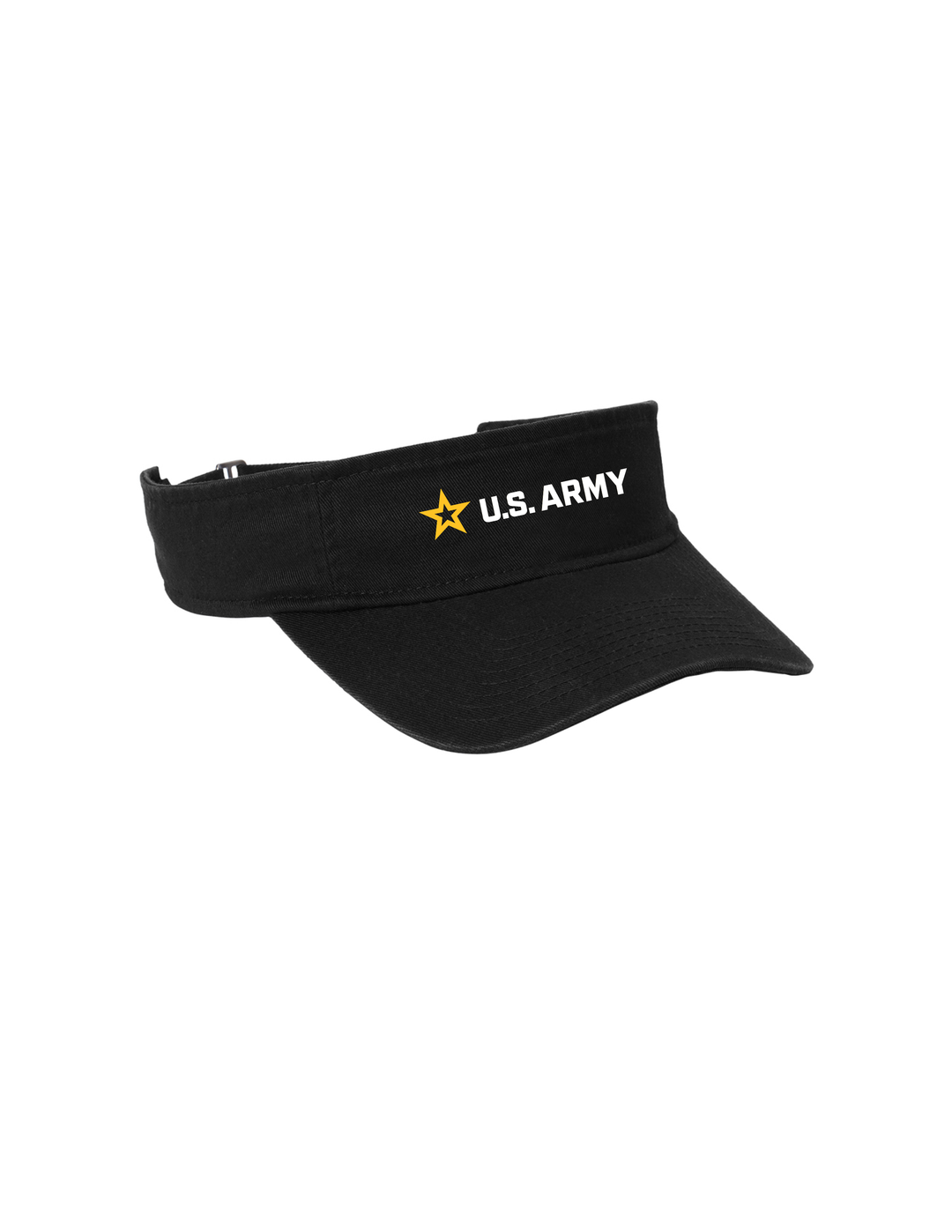 U.S. Army Cotton Twill Visor - Black