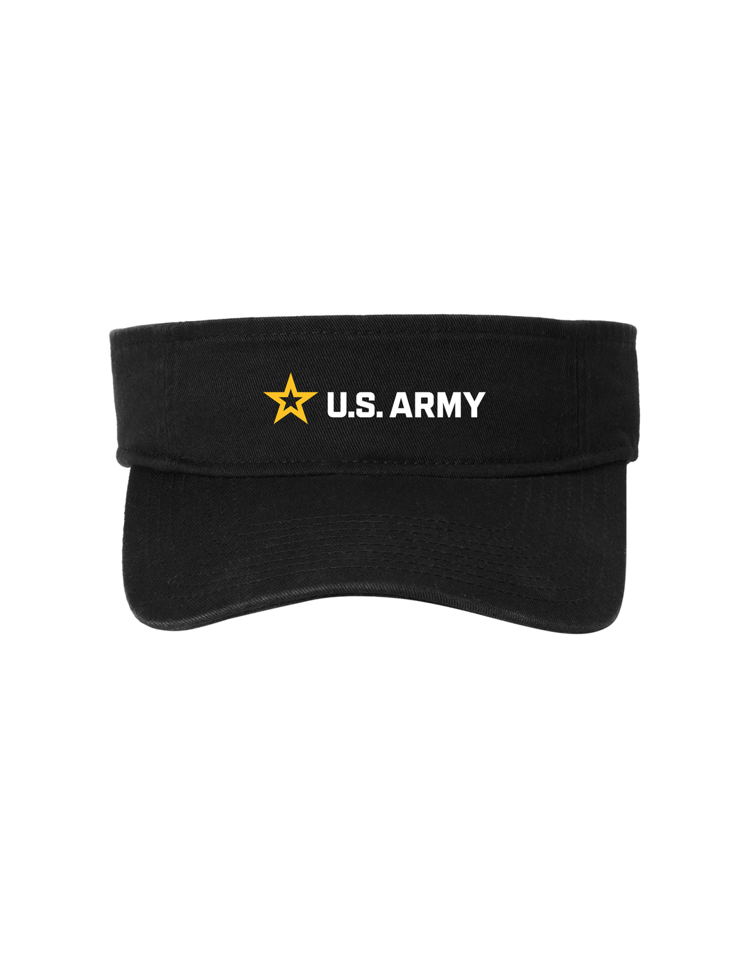 U.S. Army Cotton Twill Visor - Black