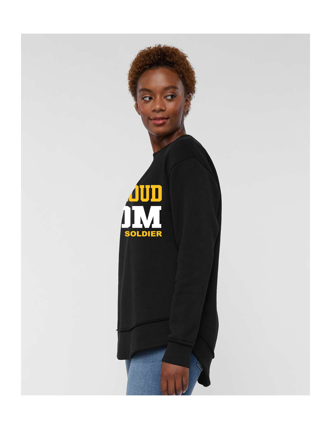 Proud Mom of a U.S. Soldier Tunic Sweatshirt