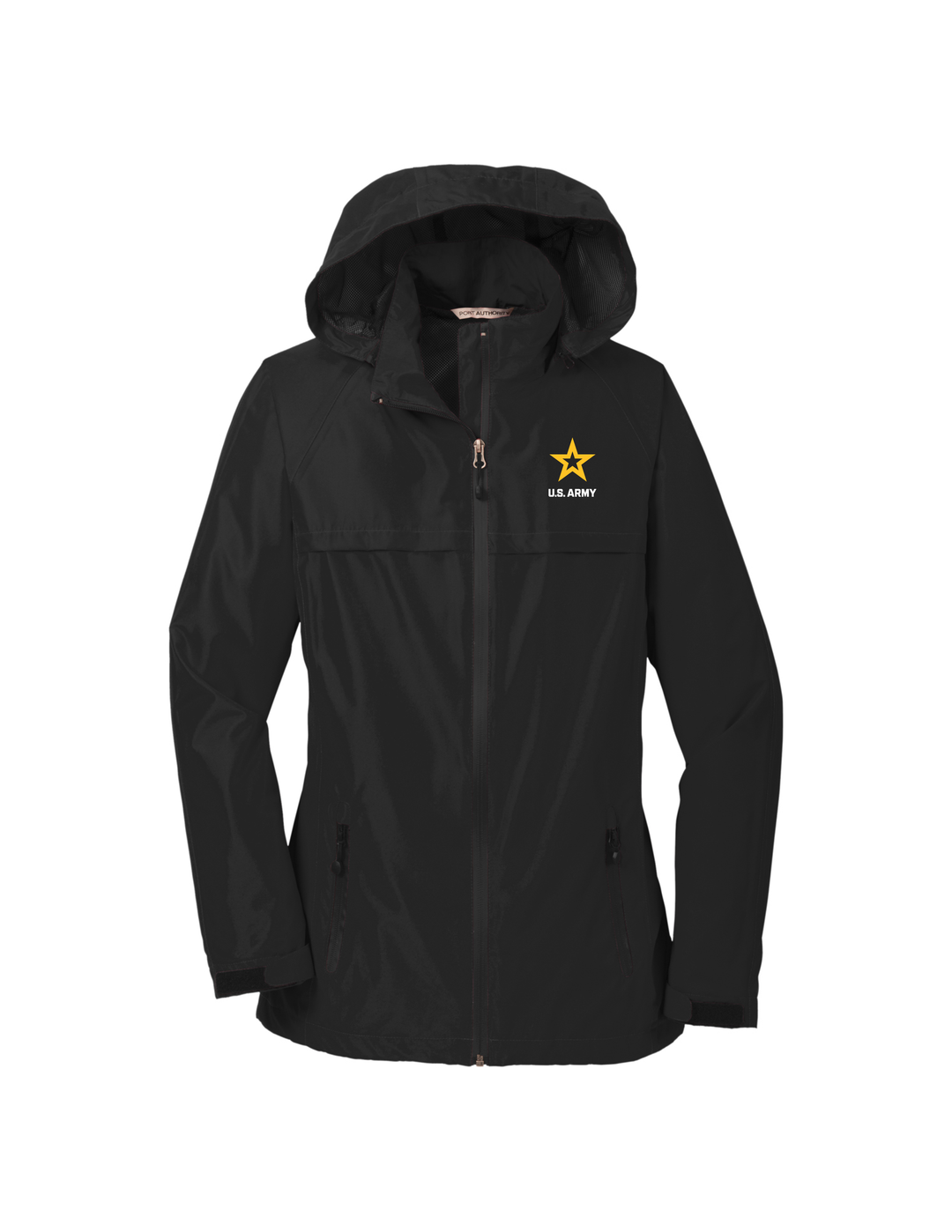 U.S. Army™ Ladies Rain Jacket (Black)