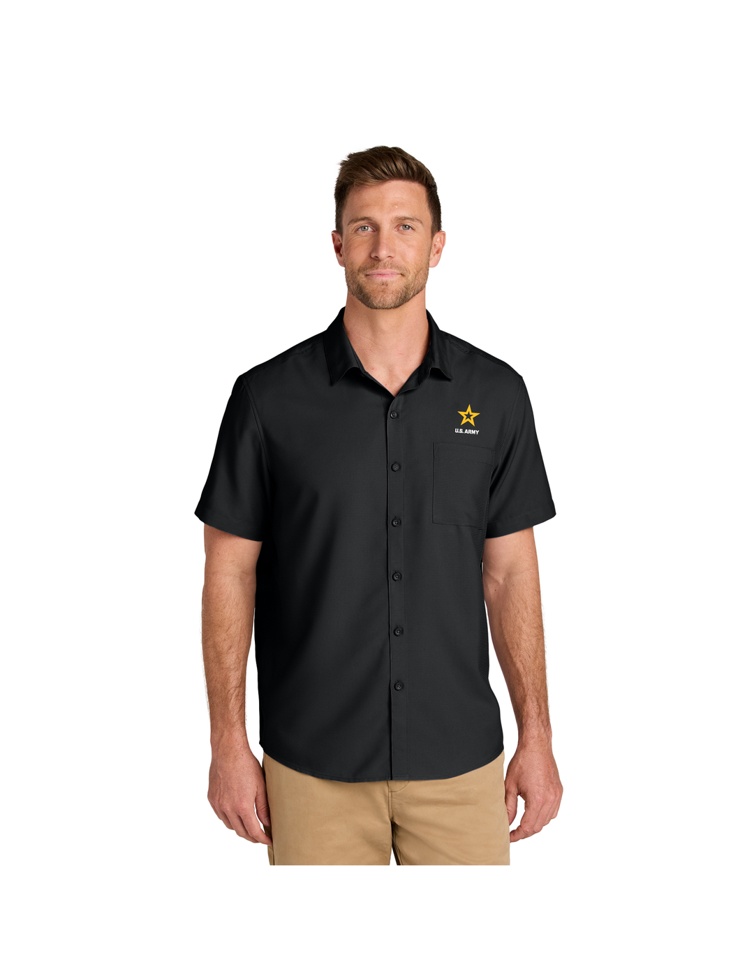 U.S. Army UV Camp Shirt MENS (Black)