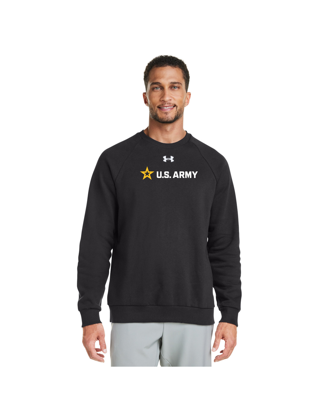 Army™ Under Armour Crewneck Sweatshirt (Black)