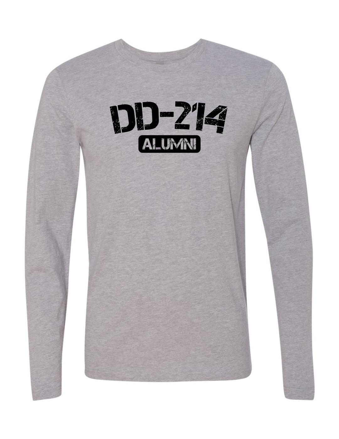 DD-214 Alumni Long Sleeve T-Shirt (Gray)