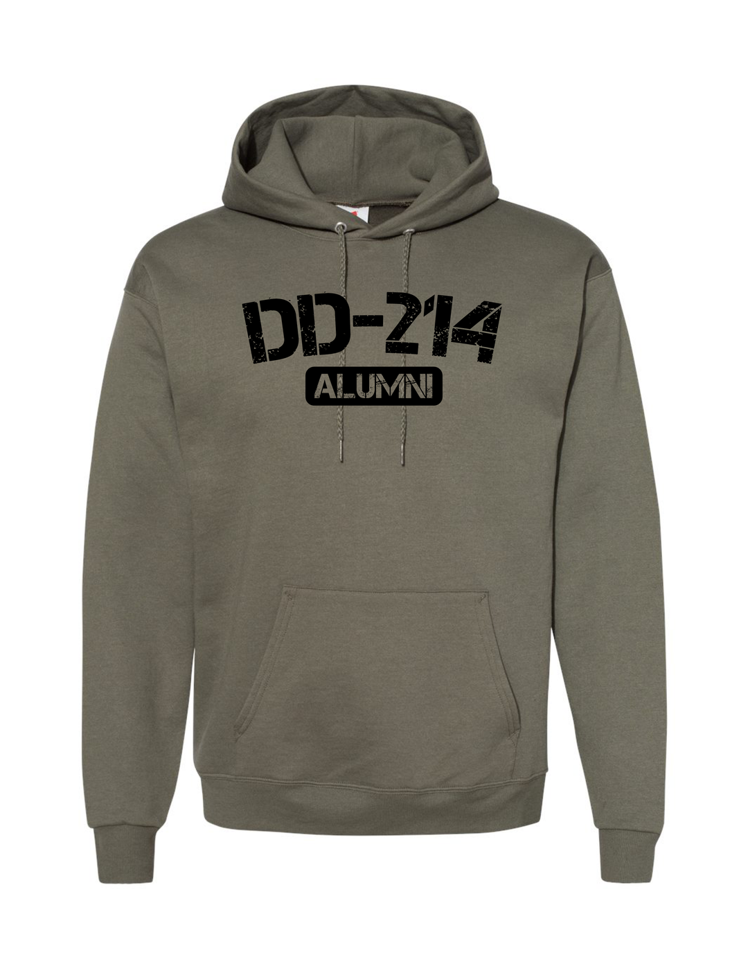 DD-214 Alumni Hoodie (Military Green)