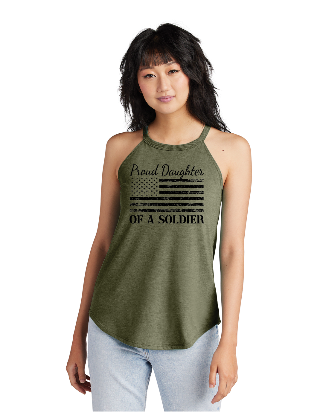 Proud Daughter of a Soldier Tank (Green)