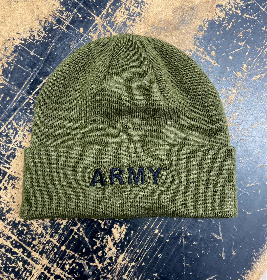 U.S. Army Beanie Cap - Olive Green