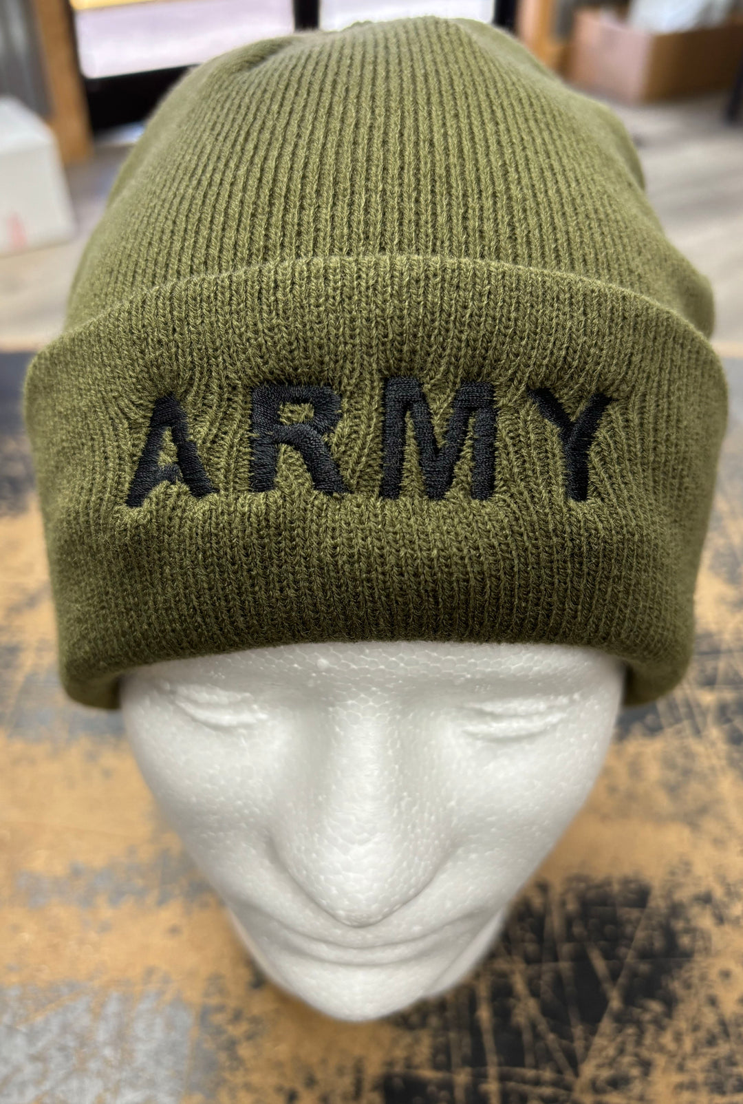 U.S. Army Beanie Cap - Olive Green