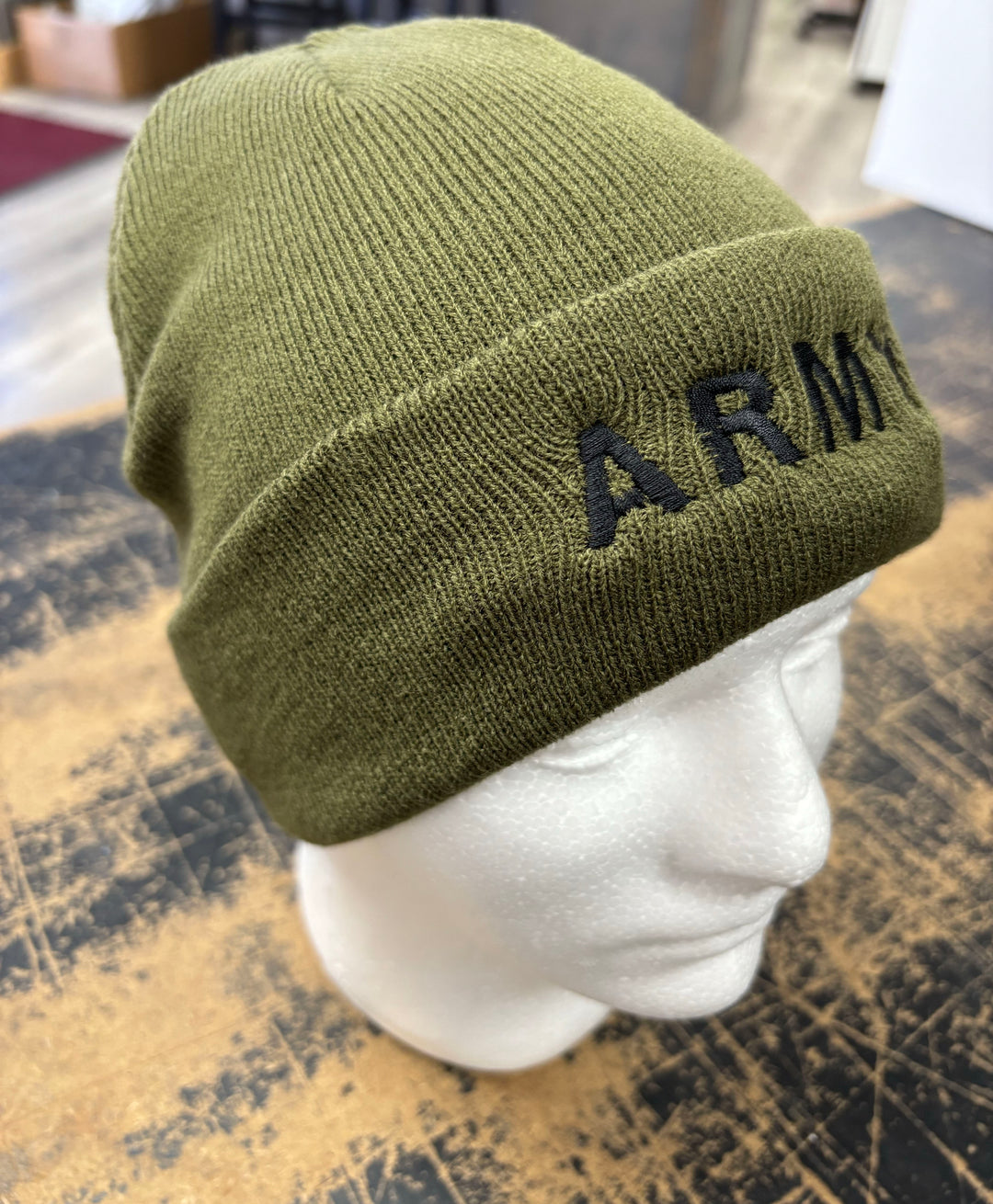 U.S. Army Beanie Cap - Olive Green