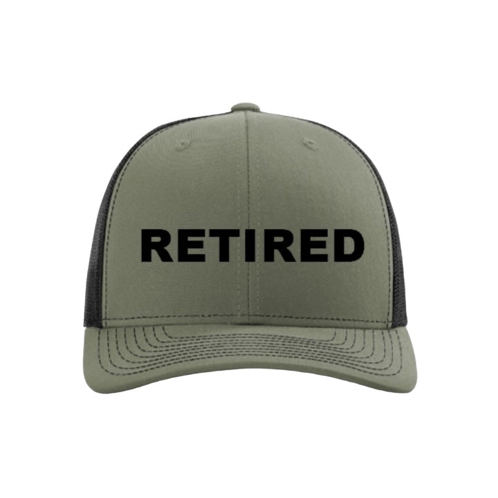 Retired Trucker Hat - Military Green